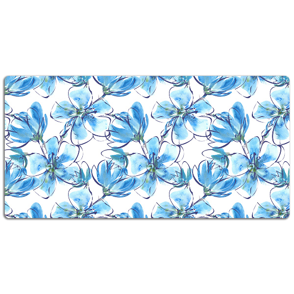 Bureau onderlegger Aquarellen bloemen