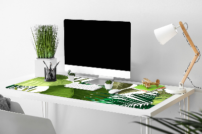 Bureau mat Groene bladeren