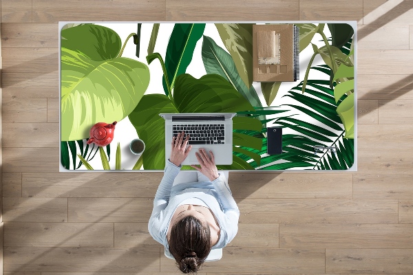 Bureau mat Groene bladeren