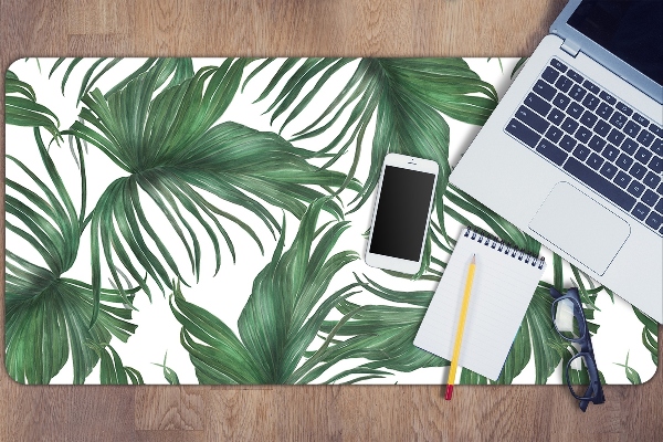 Bureau mat Palm bladeren