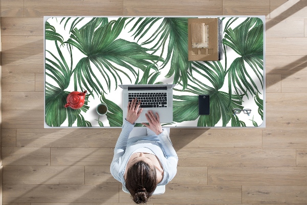 Bureau mat Palm bladeren