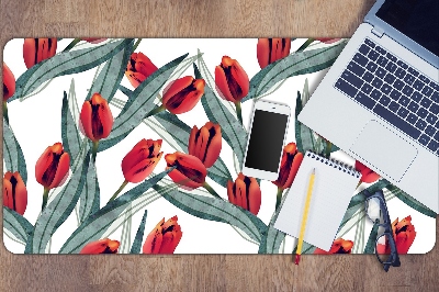 Bureau mat Tulpen