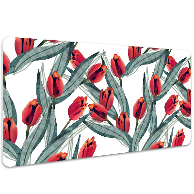 Bureau mat Tulpen