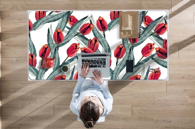 Bureau mat Tulpen