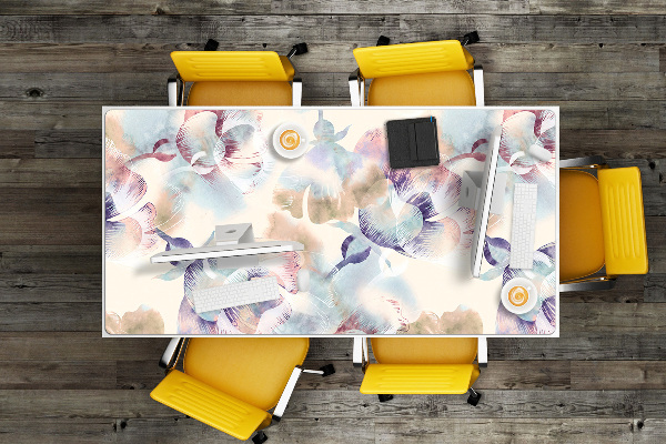 Bureau mat Bloemenpatroon