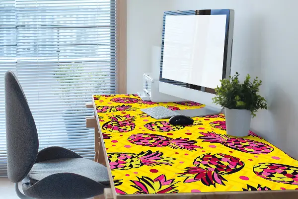 Bureau onderlegger Roze ananas