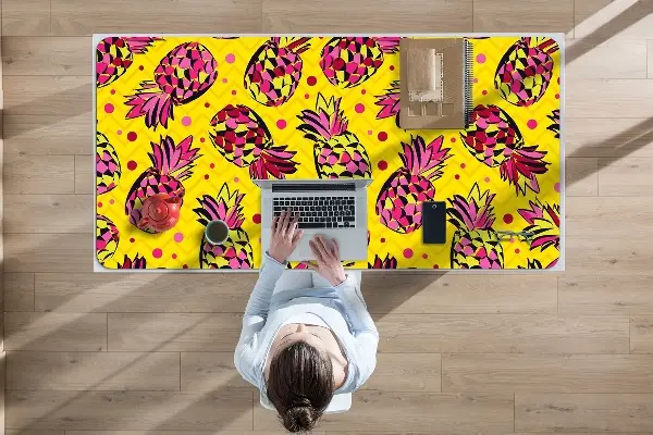 Bureau onderlegger Roze ananas