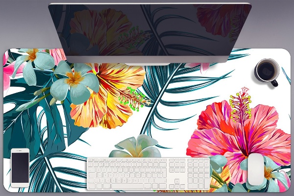Bureau onderlegger Lente bloemen