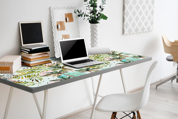Bureau onderlegger Palmbomen