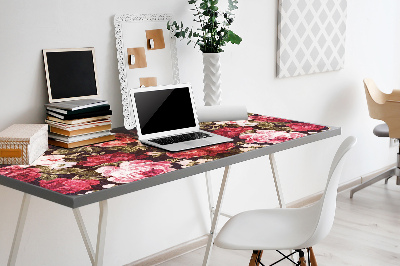 Bureau mat Rode rozen