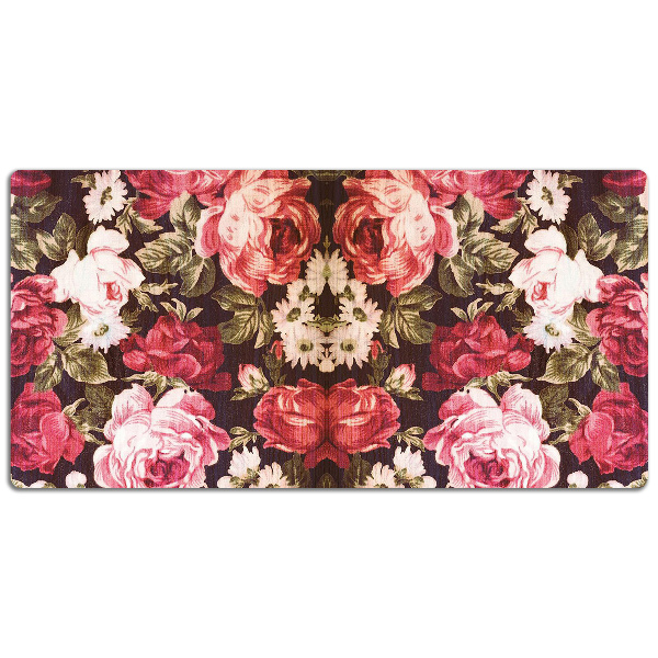 Bureau mat Rode rozen