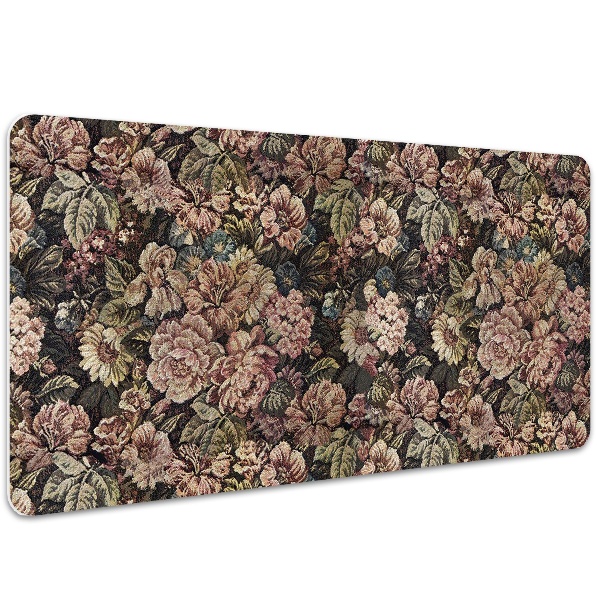 Bureau mat Geweven bloemen