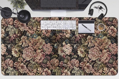 Bureau mat Geweven bloemen