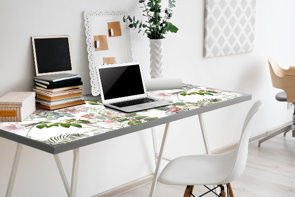 Bureau onderlegger Broze bloem