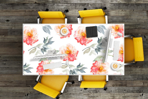 Bureau onderlegger Lente bloemen