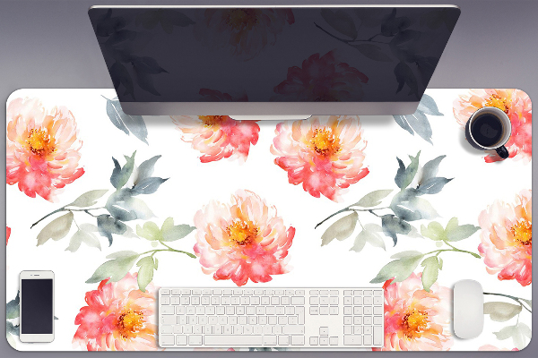 Bureau onderlegger Lente bloemen