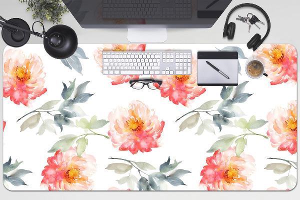 Bureau onderlegger Lente bloemen