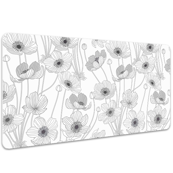 Bureau mat Papavers
