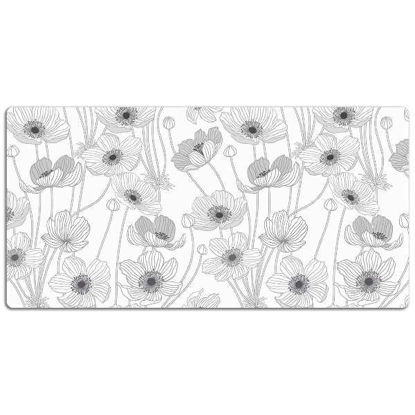 Bureau mat Papavers