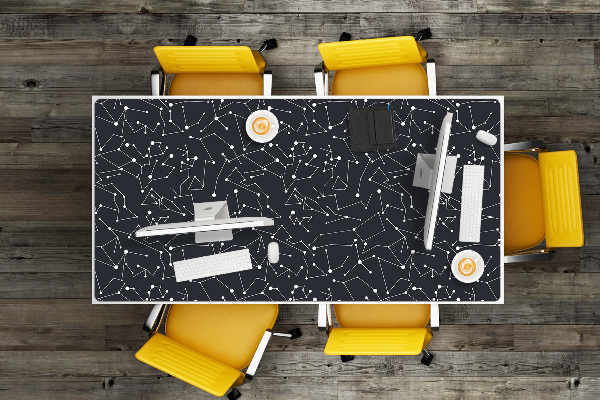 Bureau onderlegger Constellaties galaxy