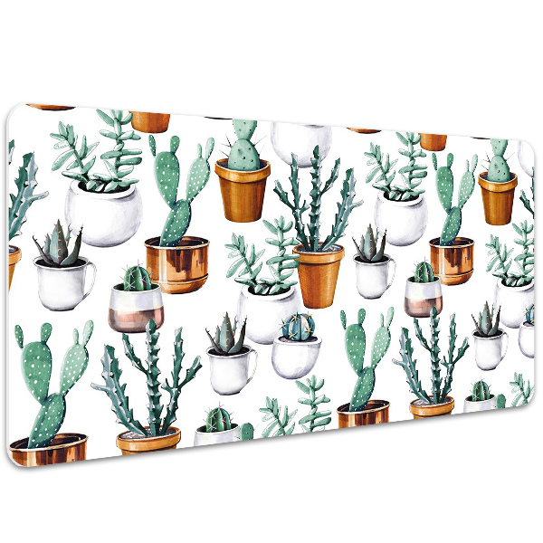 Bureau onderlegger Cacti in potten