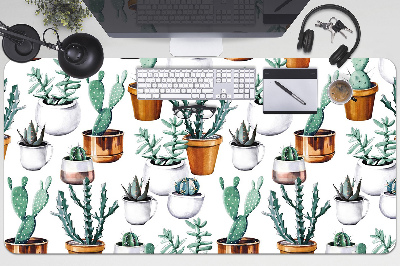 Bureau onderlegger Cacti in potten