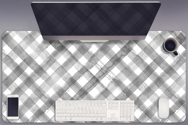 Bureau mat Grijze grille