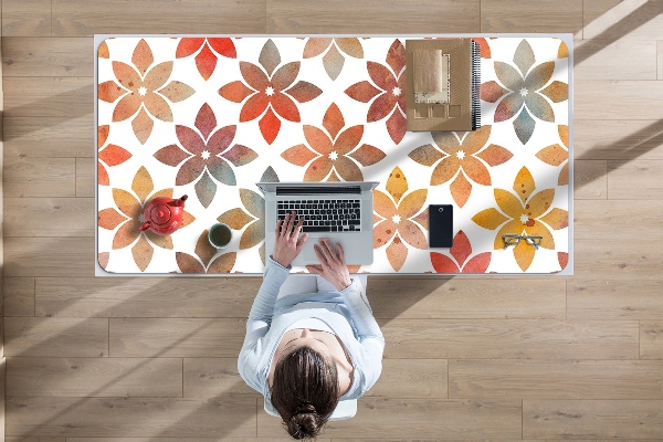 Bureau onderlegger Bloemenpatroon