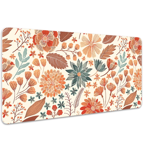 Bureau onderlegger Artistieke bloemen