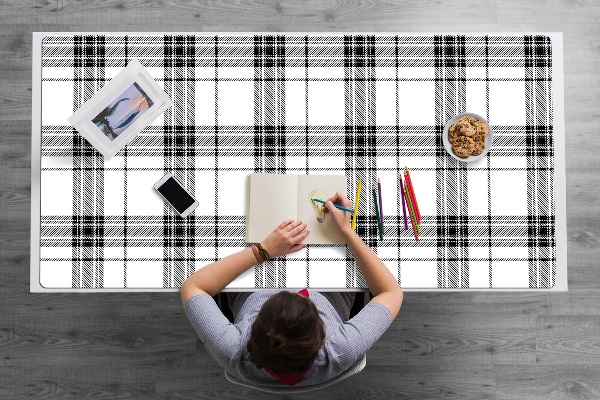 Bureau mat Geruite patroon