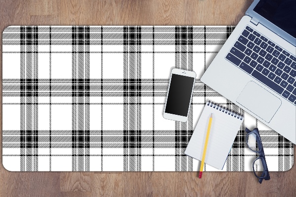 Bureau mat Geruite patroon