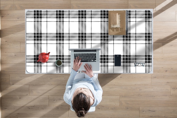 Bureau mat Geruite patroon