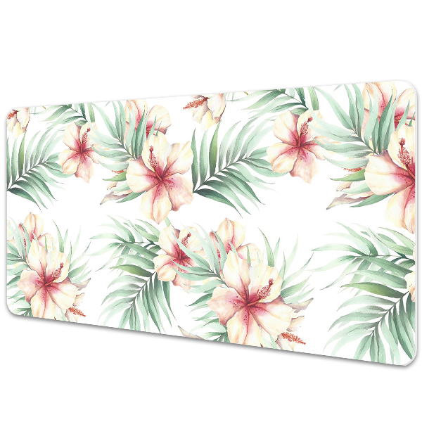 Bureau mat Hawaiiaanse bloemen