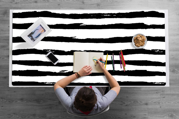 Bureau mat Zebrapatroon