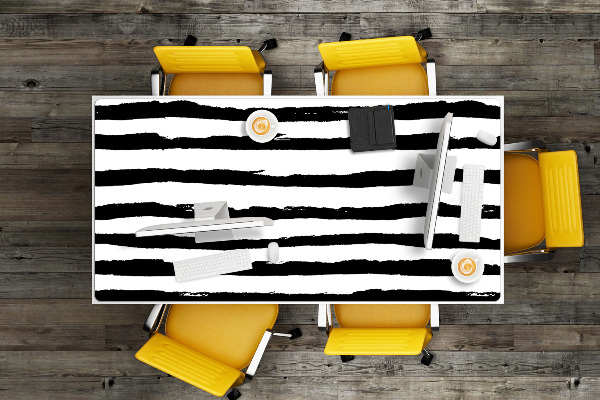 Bureau mat Zebrapatroon
