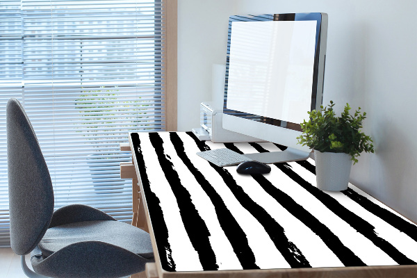 Bureau mat Zebrapatroon