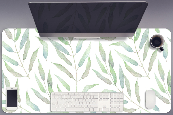 Bureau mat Delicate bladeren
