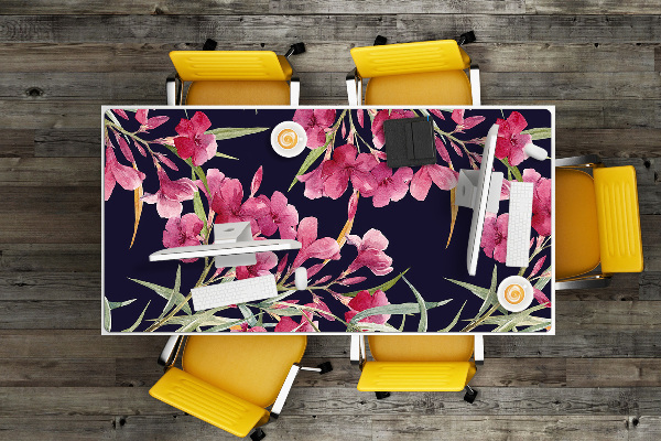 Bureau onderlegger Aquarelbloemen