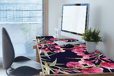 Bureau onderlegger Aquarelbloemen