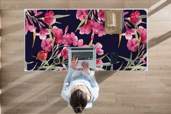 Bureau onderlegger Aquarelbloemen