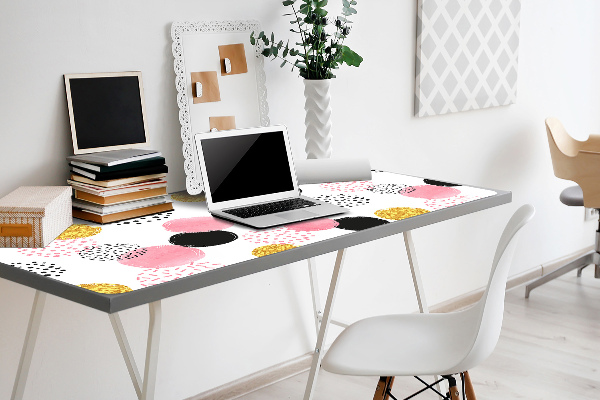 Bureau onderlegger Geometrische stippen