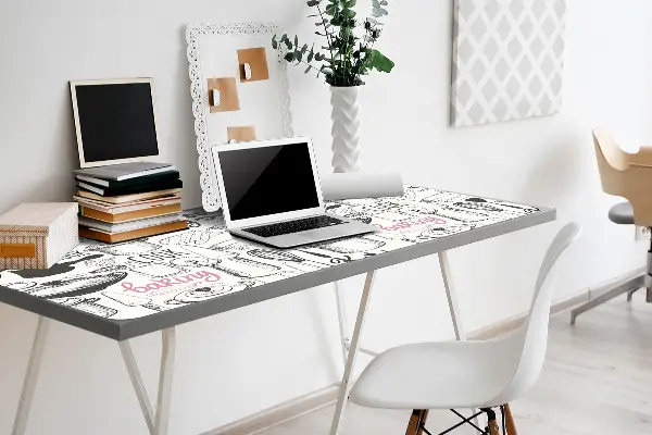 Bureau onderlegger Keukenmotieven