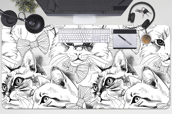 Bureau onderlegger Geschetste katten