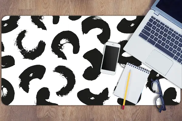 Bureau mat Penseelstreken
