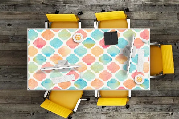 Bureau mat Kleurrijk patroon