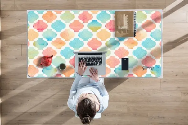 Bureau mat Kleurrijk patroon