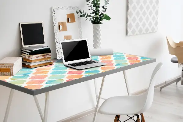 Bureau mat Kleurrijk patroon