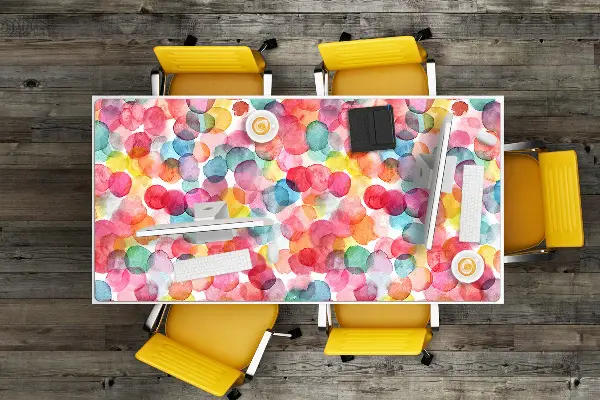 Bureau onderlegger Kleurrijke bubbels
