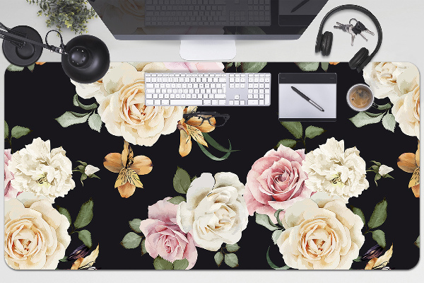 Bureau onderlegger Vintage rozen