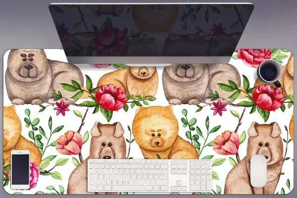 Bureau onderlegger Chow chow dogs